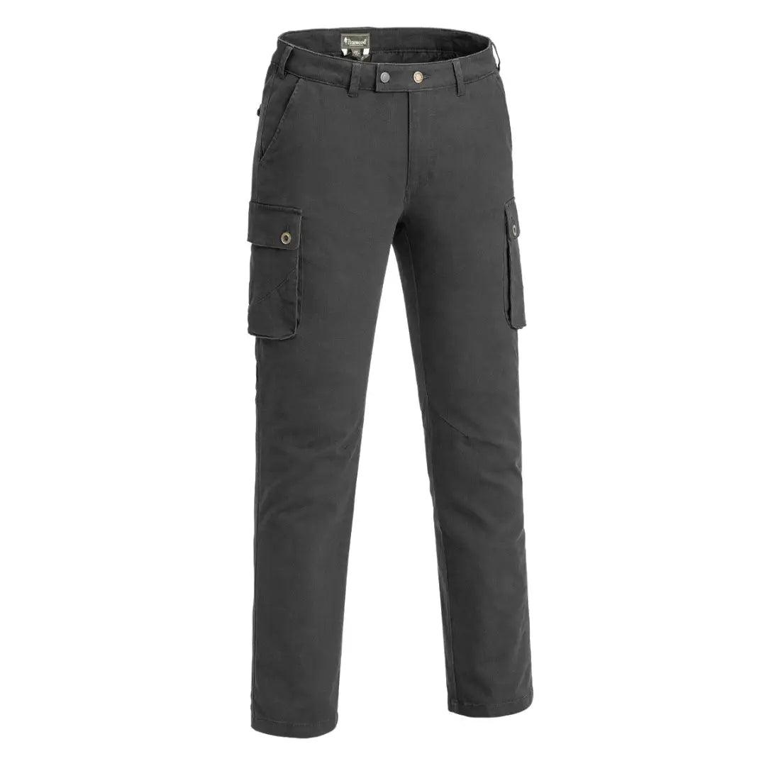 Dark gray Pinewood Serengeti cargo pants perfect for outdoors, hunting, and country clothing