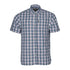 Pinewood Summer Shirt featuring a blue, white, and green plaid design perfect for summer