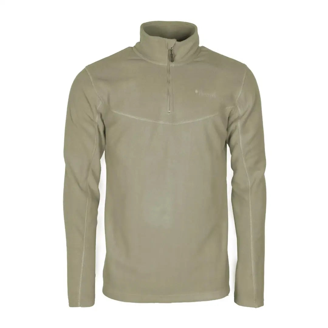 Beige Pinewood Tiveden Fleece quarter-zip pullover perfect for cozy comfort