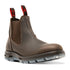 Brown leather Chelsea boot with chunky sole perfect for your Redback Boots care routine