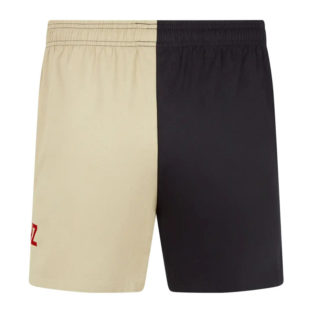 Stylish Ridgeline Backslider Shorts with a comfy beige and black two-tone design