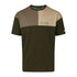 Two-tone Ridgeline Backslider T-Shirt with RLNZ text, made of middle-of-the-road 200gsm weight