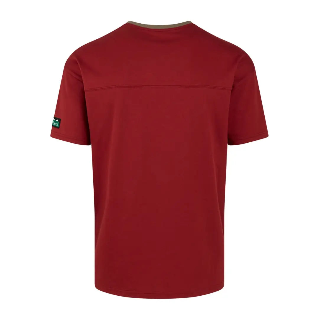 Red short-sleeved Ridgeline Hose Down T-Shirt for country clothing and outdoor adventures