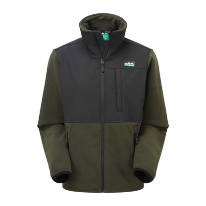 Ridgeline Hybrid Men’s Fleece Jacket combines soft-shell comfort with hard wearing style