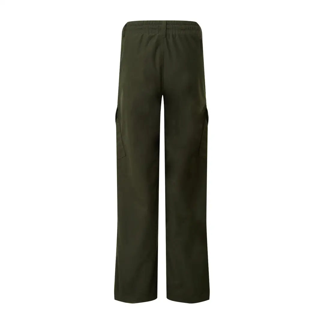 Dark green Ridgeline Kids Spiker Pants featuring handy side pockets for kids