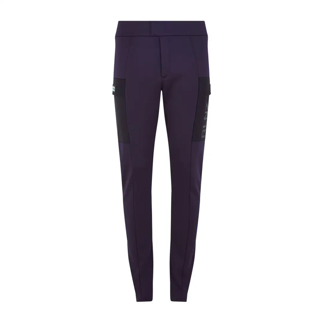 Dark purple cargo sweatpants with pockets from Ridgeline Ladies Brumby Jeggings