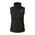 Two-tone sleeveless vest with zipper, perfect ladies hybrid fleece for outdoor fun