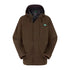 Brown Hooded Jacket with Green Logo from Ridgeline Monsoon Classic Waterproof Jacket