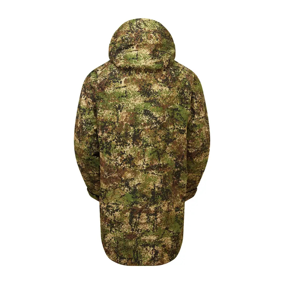 Camouflage parka in green and brown from Ridgeline Monsoon Classic Waterproof Smock