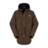 Brown hooded pullover jacket featuring a green logo from Ridgeline Monsoon Classic