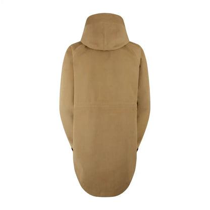 Beige Ridgeline Monsoon Nunatak Jacket with a stylish rounded bottom hem