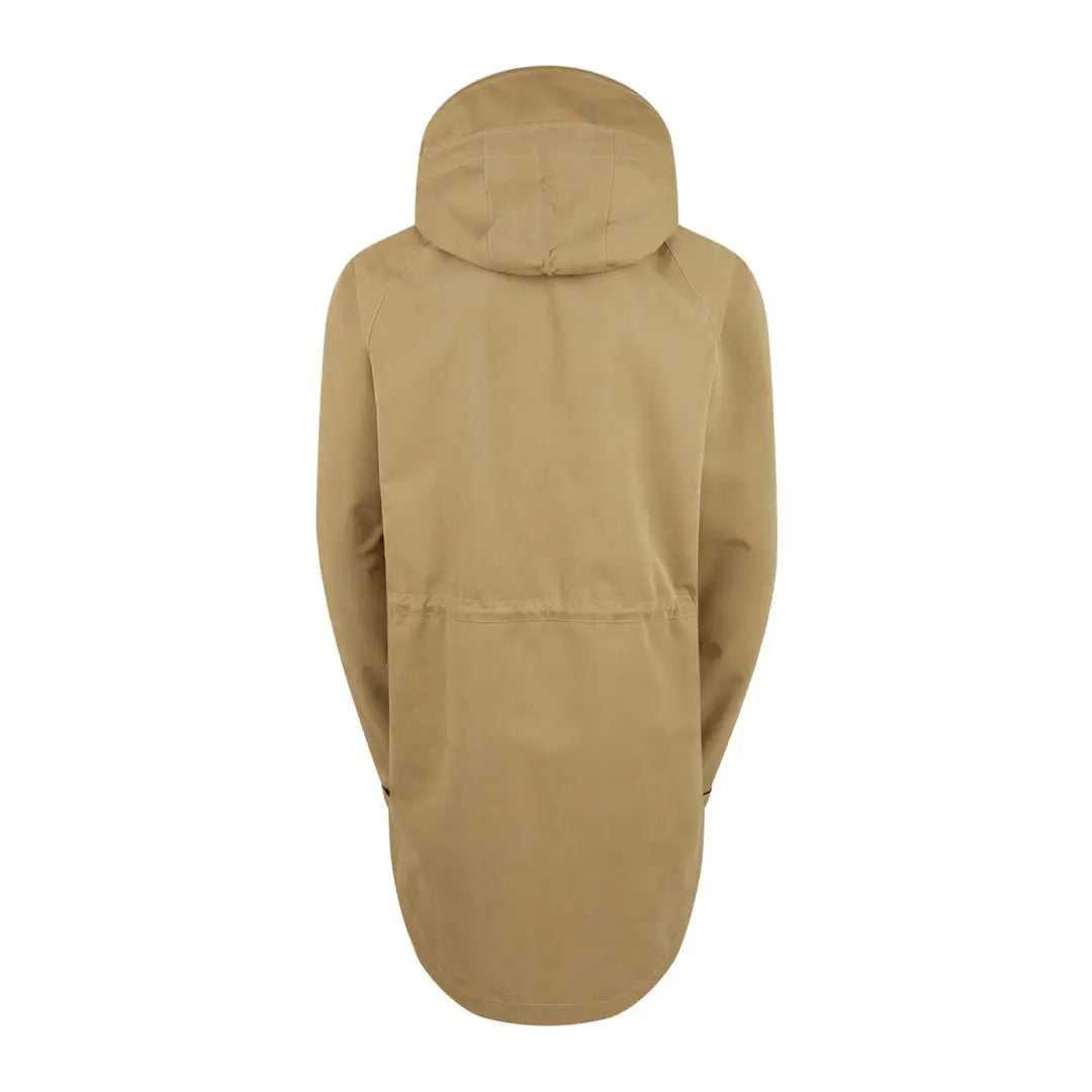 Beige Hooded Coat with Curved Hemline and Pocket from Monsoon Nunatak Smock Collection