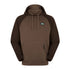 Brown Hooded Sweatshirt with Logo Patch - Ridgeline North Island Hoodie for Cozy Vibes