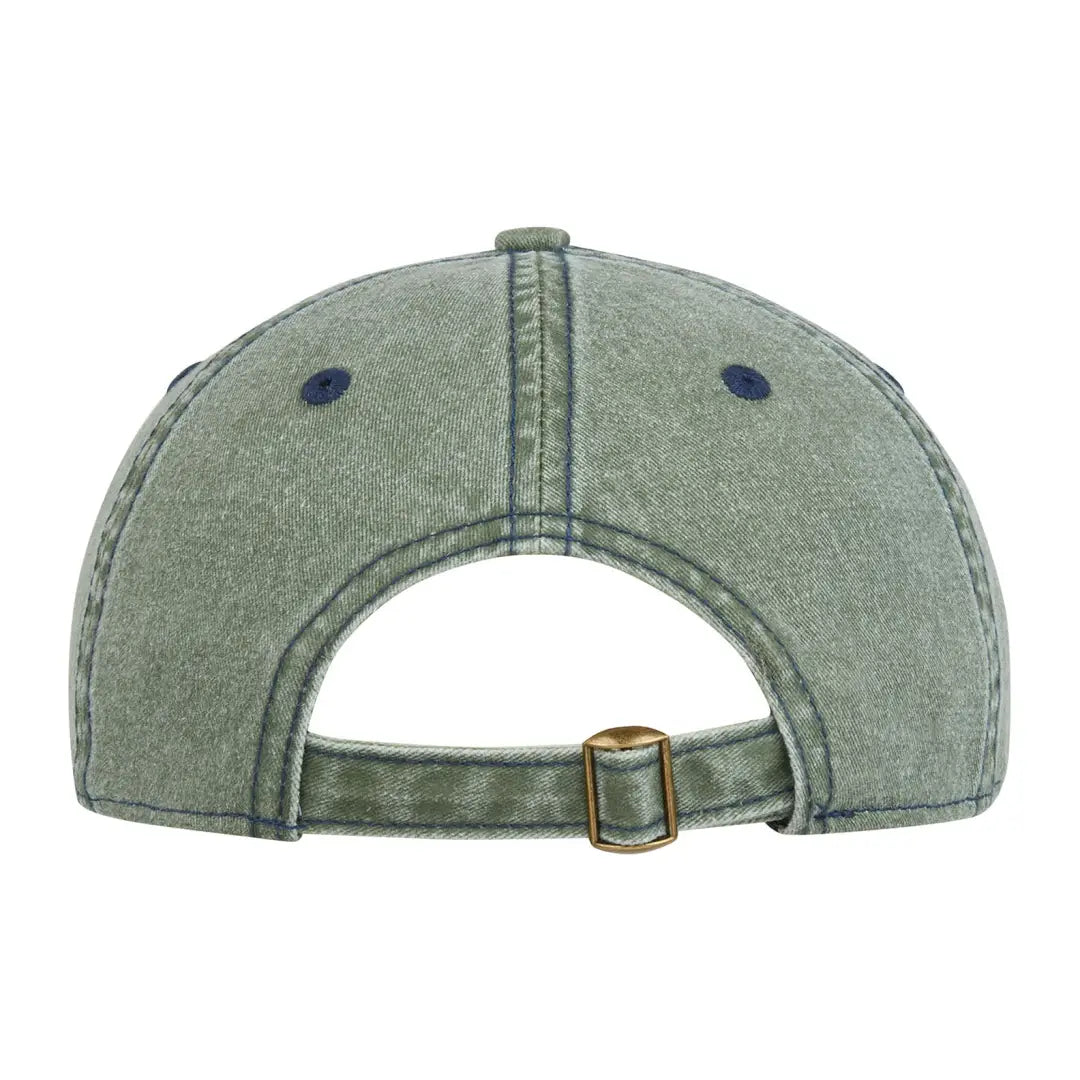 Faded green baseball cap with buckle, perfect for your Original Truckie Cap look