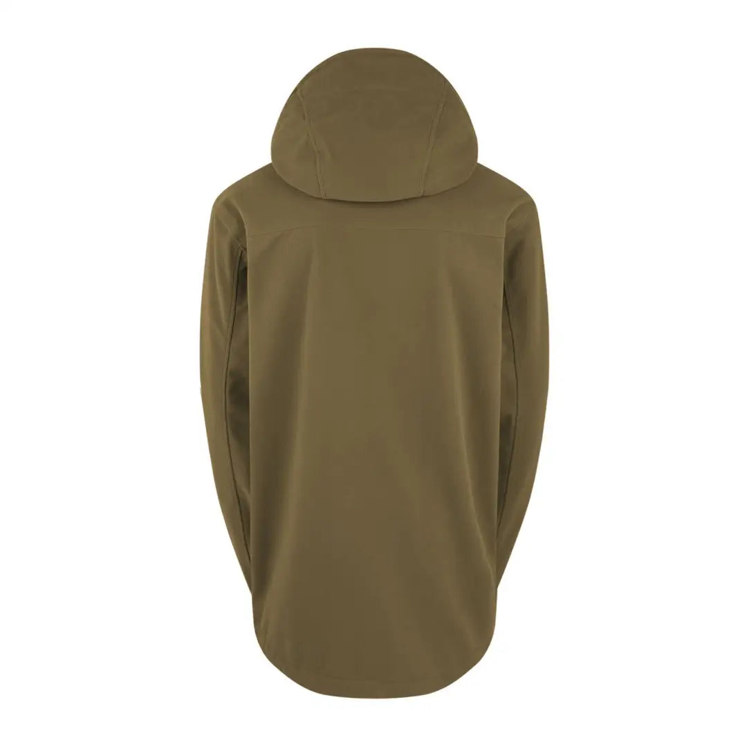 Olive green Ridgeline Tempest Jacket with a cozy hood and long sleeves