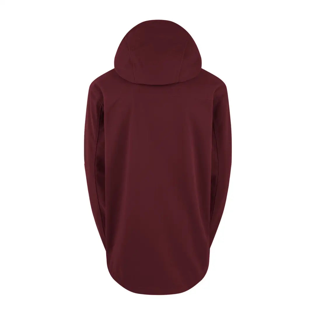 Back view of a Burgundy hooded sweatshirt from the Ridgeline Tempest Jacket