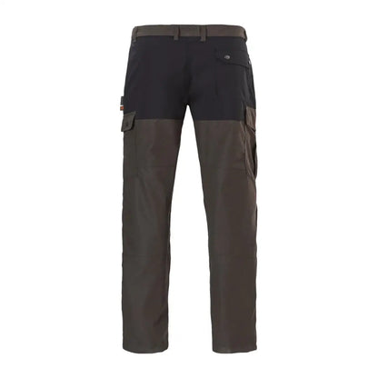 Two-tone Rovince Duofit Trousers with black and olive green, perfect for warm summer days