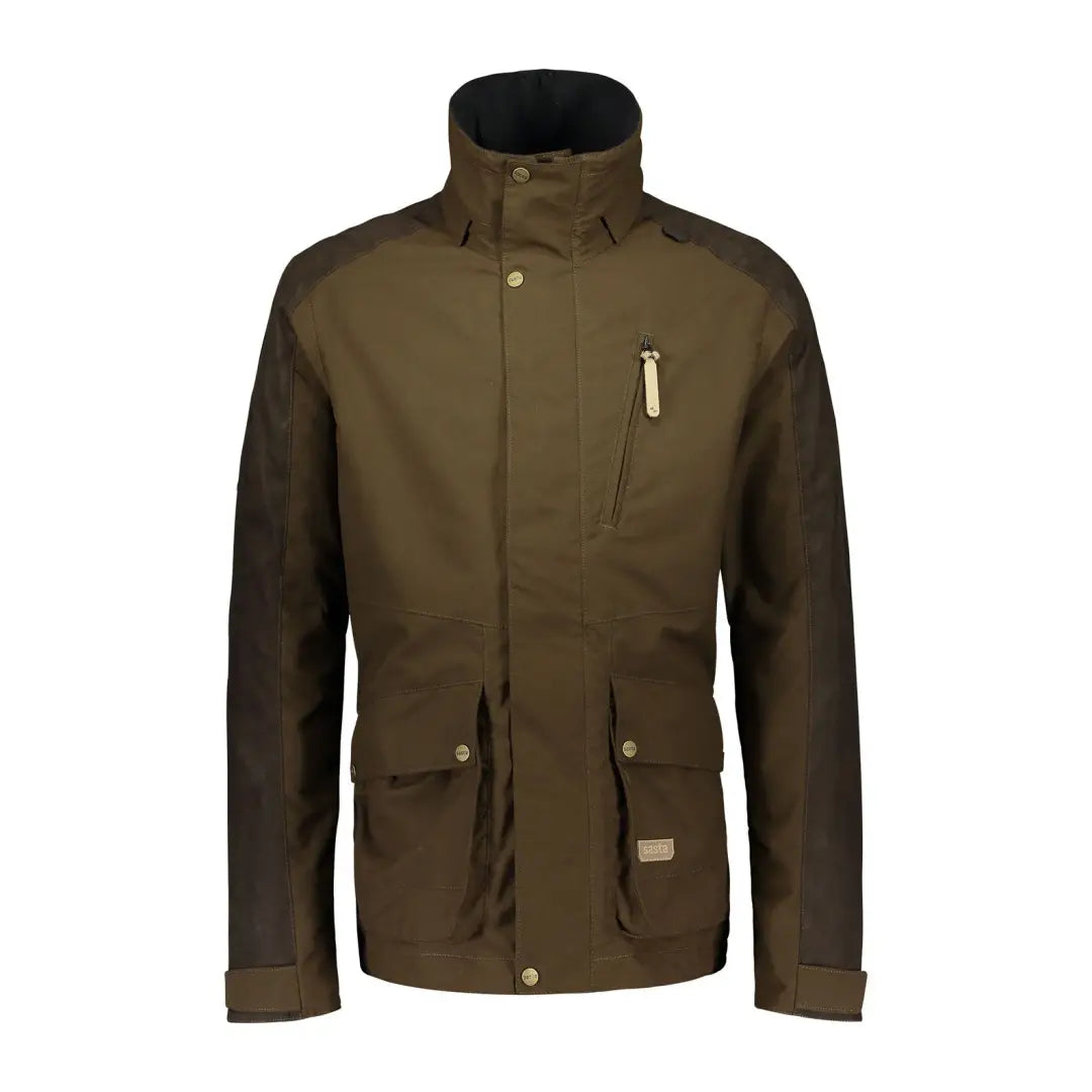 Olive green Sasta Vuono Jacket, perfect for country clothing and outdoor adventures