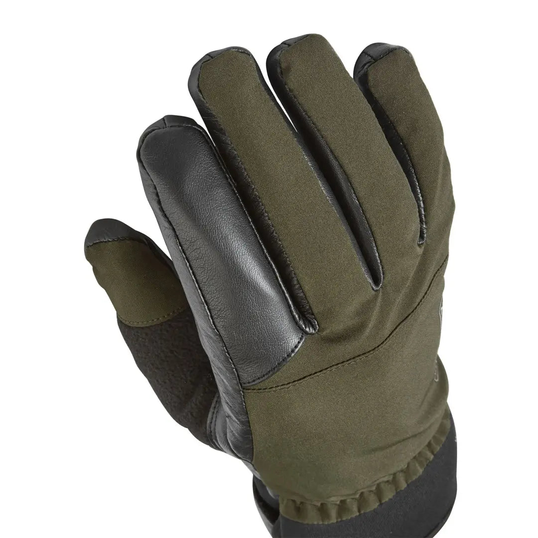 Sealskinz Fordham Hunting Glove in olive green and black, perfect waterproof gun cut glove