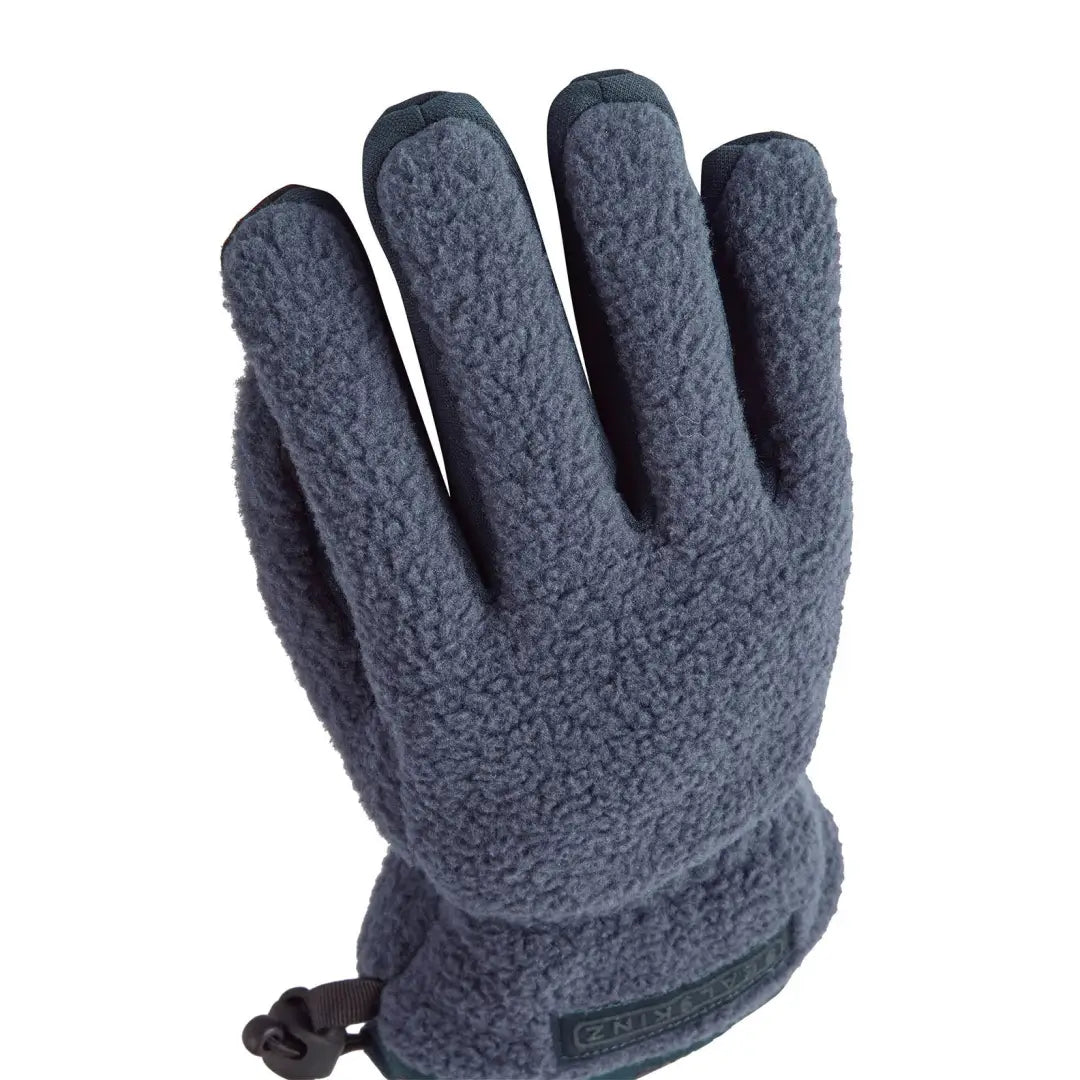 Gray Sealskinz Hoveton Fleece Glove with adjustable strap for country clothing and hunting