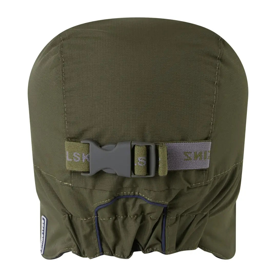 Military green helmet cover with adjustable buckle strap for country clothing and hunting