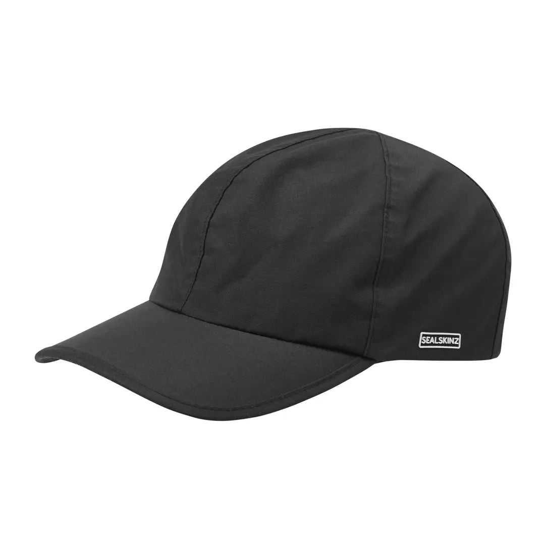 Stylish Black Sealskinz Langham Running Cap, a waterproof cap made for your running game