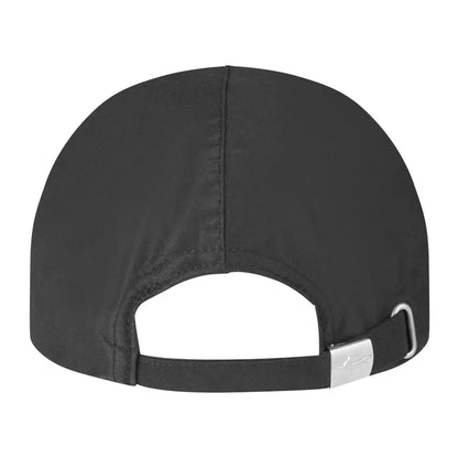 Black Sealskinz Langham Running Cap with adjustable strap, perfect waterproof cap for any run