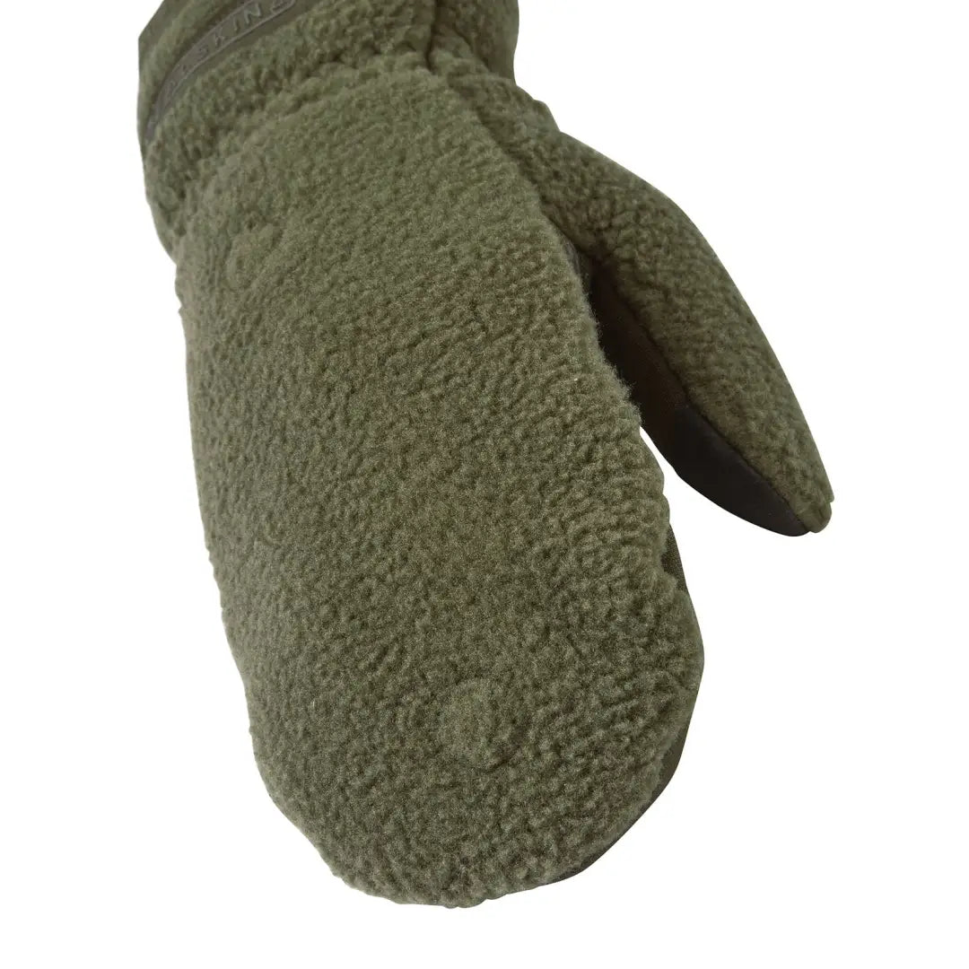 Olive green Sealskinz Sherpa Fleece Convertible Mitten for stylish country clothing