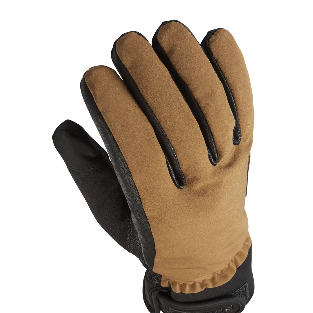 Tan and black Sealskinz Witton Glove for hunting and outdoor country clothing needs