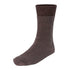 Brown wool blend sock with ribbed cuff for Seeland Climate Socks’ heat-regulating comfort