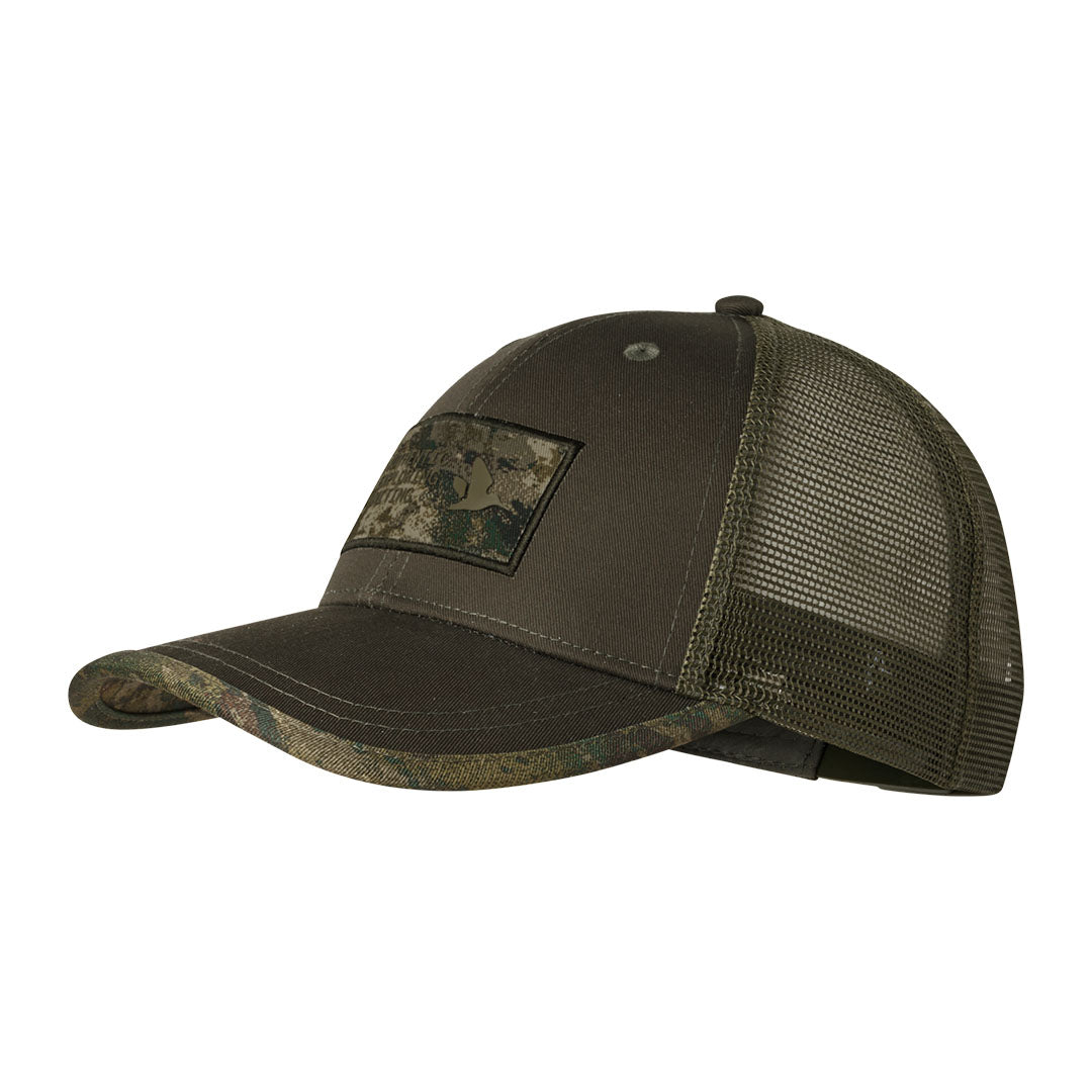 Camouflage Seeland Ganister Trucker Cap for stylish outdoor adventures