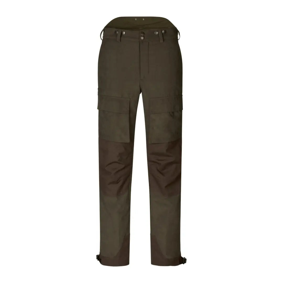 Dark green Seeland Helt II Trousers perfect for stand hunting in late autumn