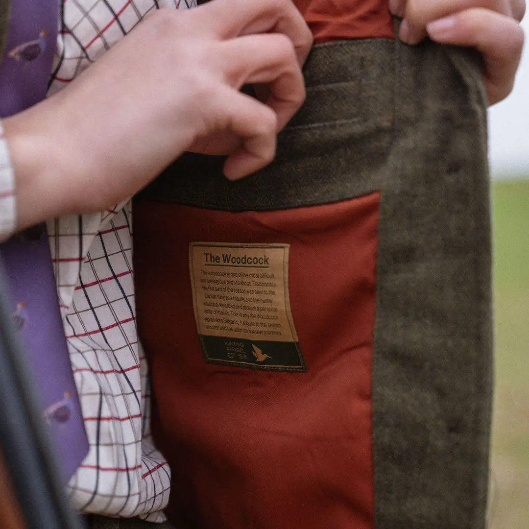 Clothing label inside Seeland Hillside Harriet Jacket showing product info and care details