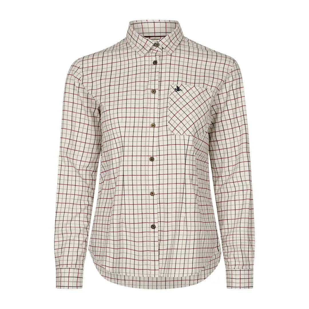 Checkered Kerry Shooting Shirt with collar and chest pocket for stylish outdoor wear