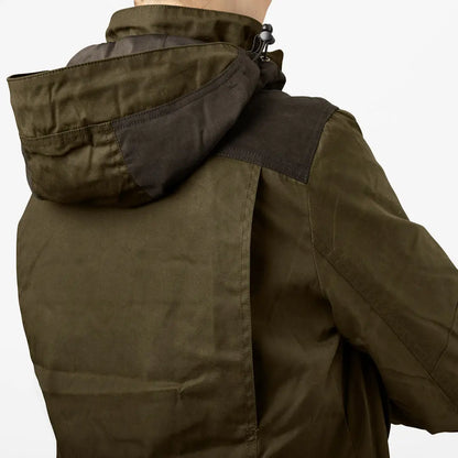 Olive green Seeland Key-Point Kora Jacket with zipper for comfy outdoor adventures