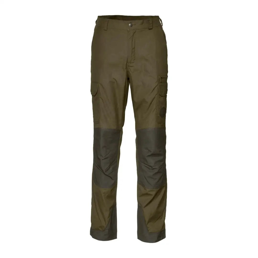 Olive green Key-Point Reinforced Trousers with pockets and reinforced knees for shooting