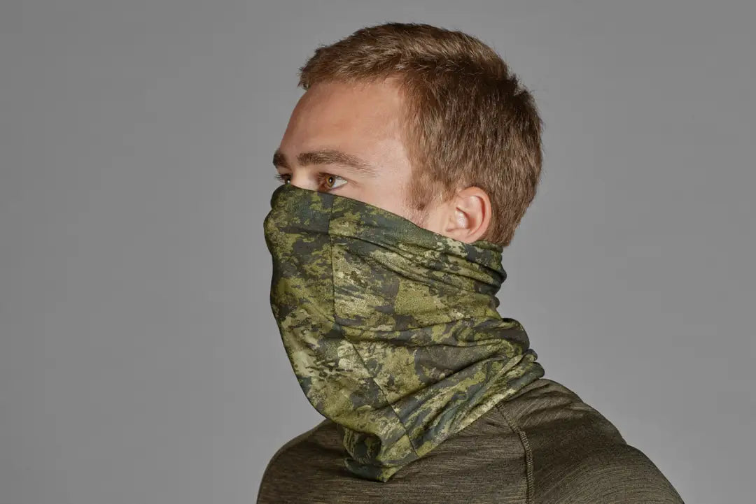 Camouflage neck gaiter from Seeland Neck Gaiter 2-Pack, perfect for outdoor adventures