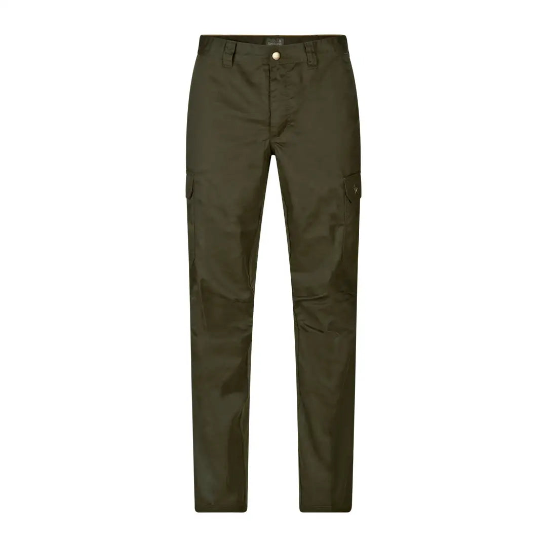 Dark green Seeland Oak Trousers featuring handy side pockets for ultimate style