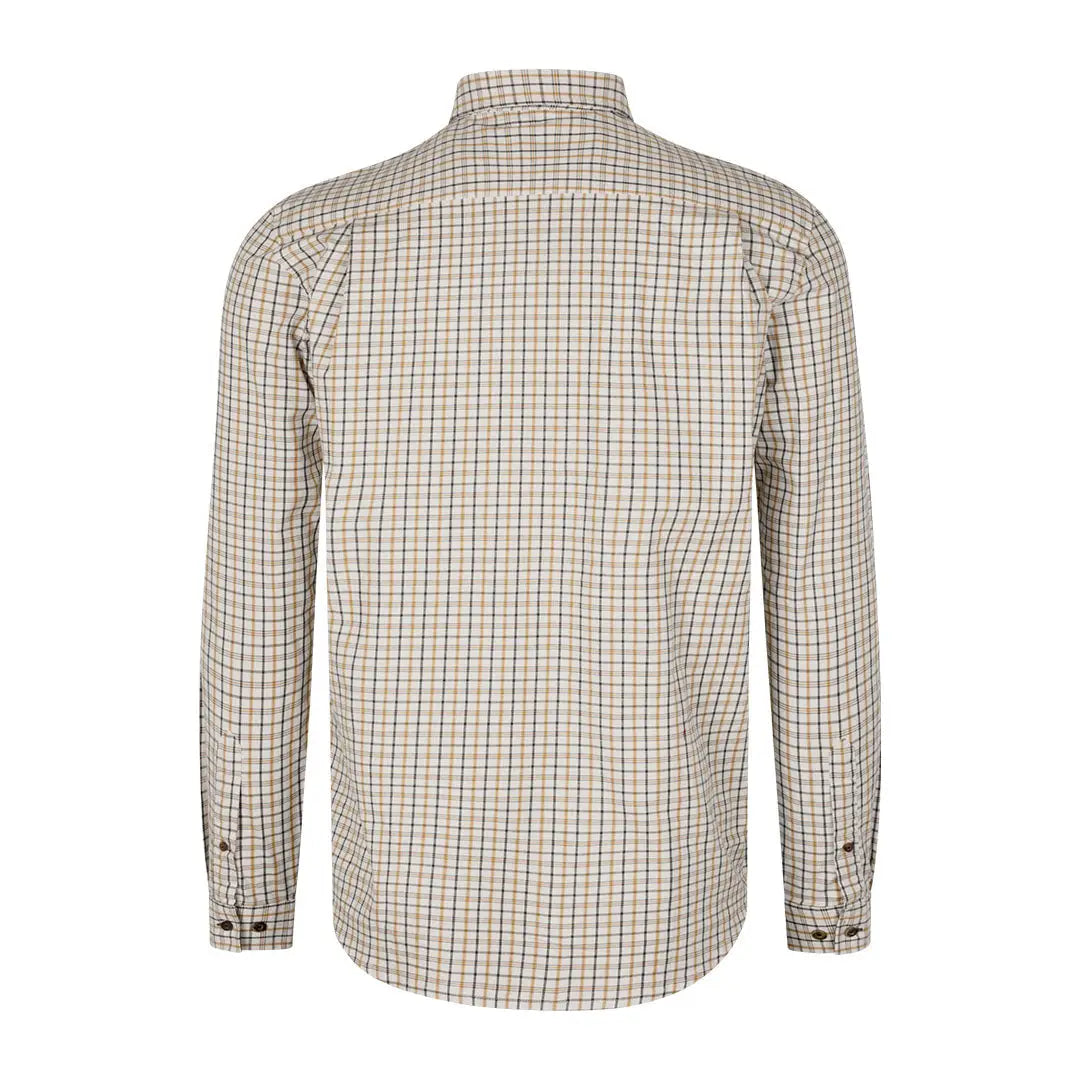 Checkered Seeland Oxford Shooting Shirt features smart details and breathable cotton blend