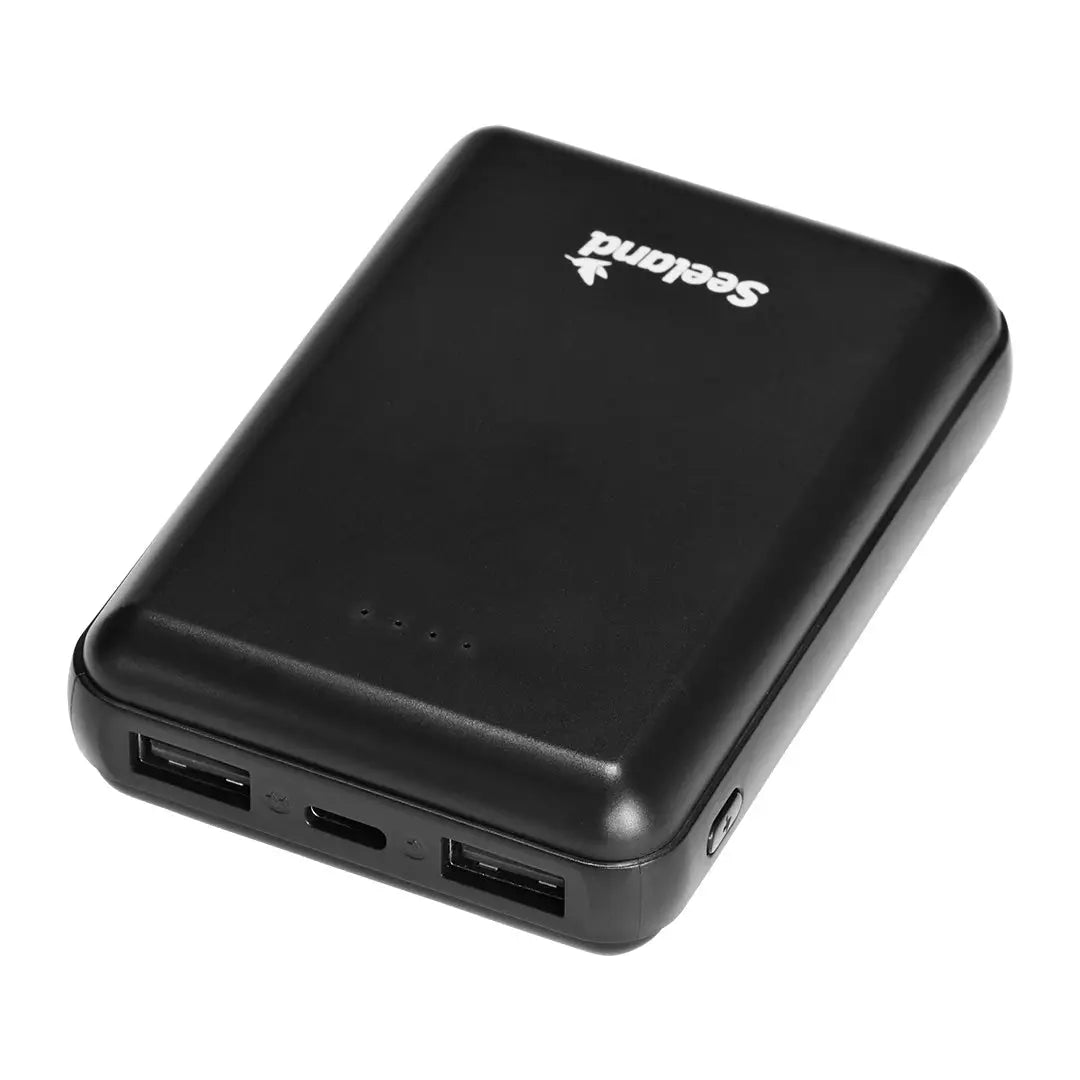 Portable Seeland Power Bank with multiple USB ports for charging on the go