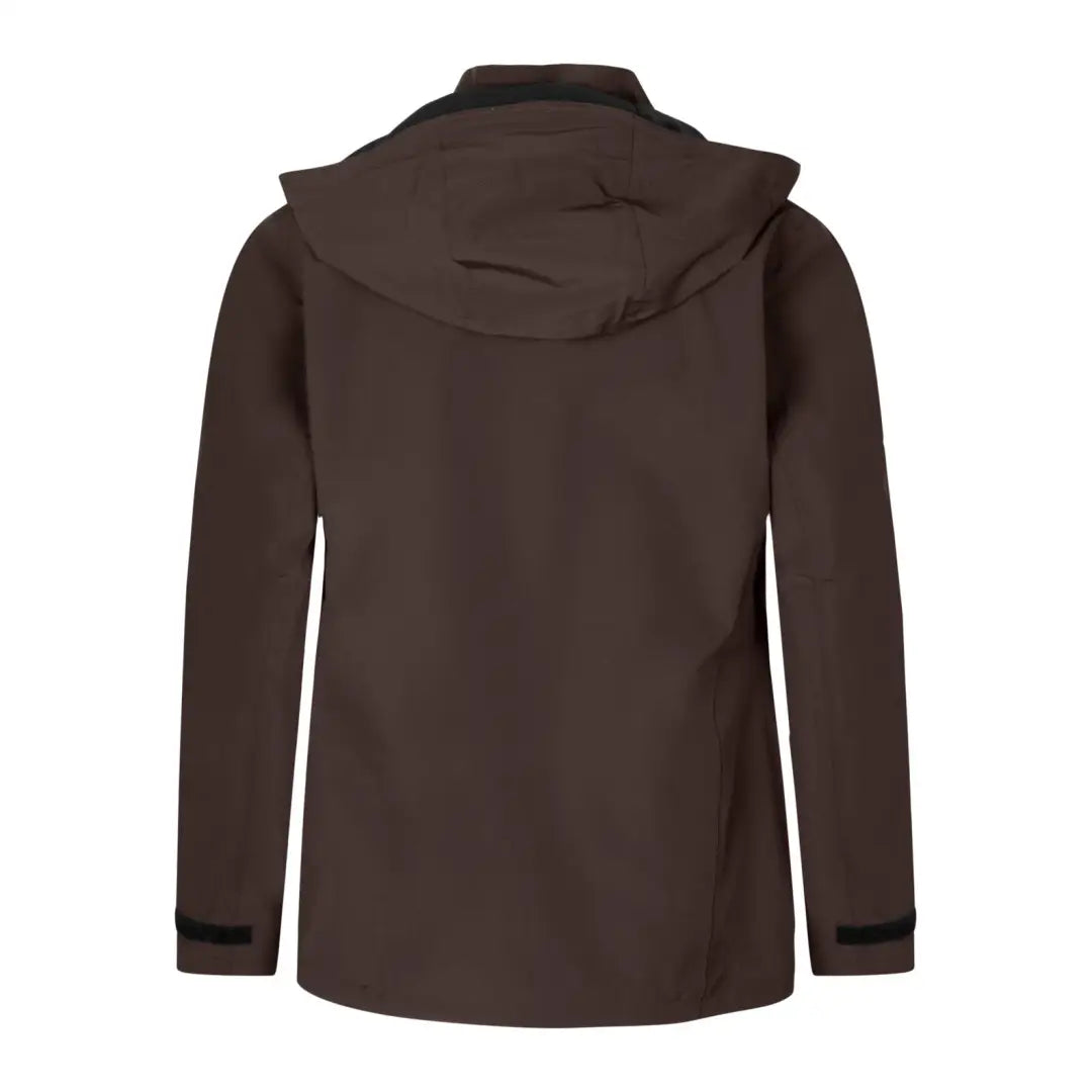 Dark brown Seeland Womens Dog Active Jacket with long sleeves perfect for outdoor adventures