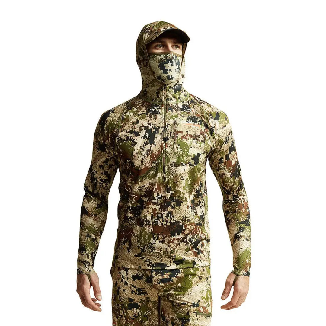 Camouflage Core Lightweight Hoody with hooded jacket and pants in digital woodland pattern