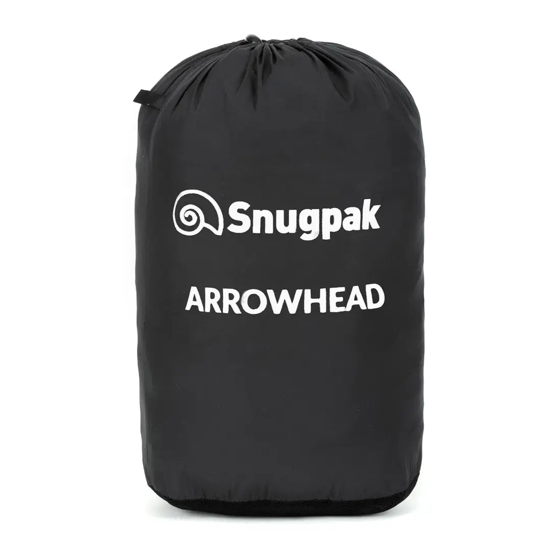 Black storage bag for Snugpak Arrowhead Technical Insulated Jacket, perfect for travel