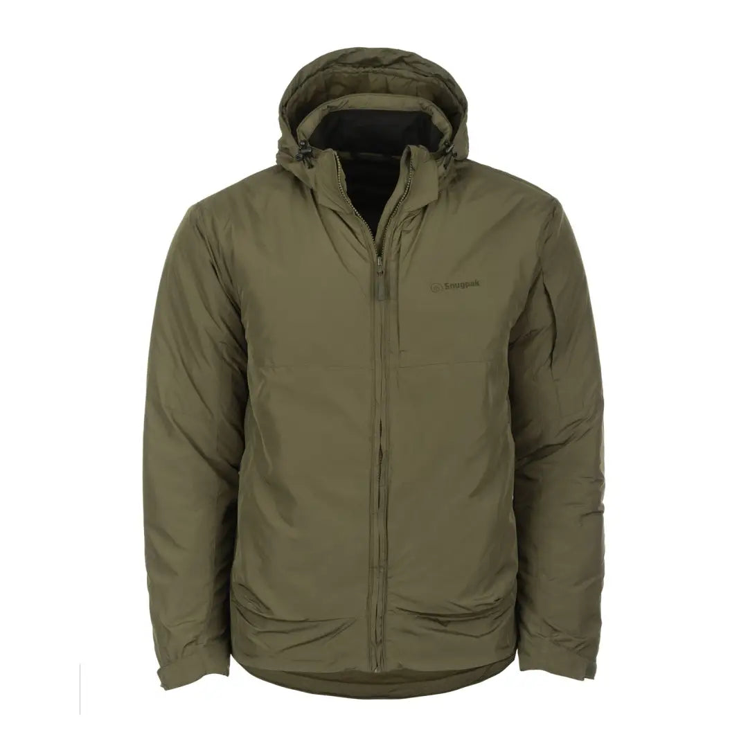 Olive green Snugpak Arrowhead Technical Insulated Jacket, a top seller in winter gear