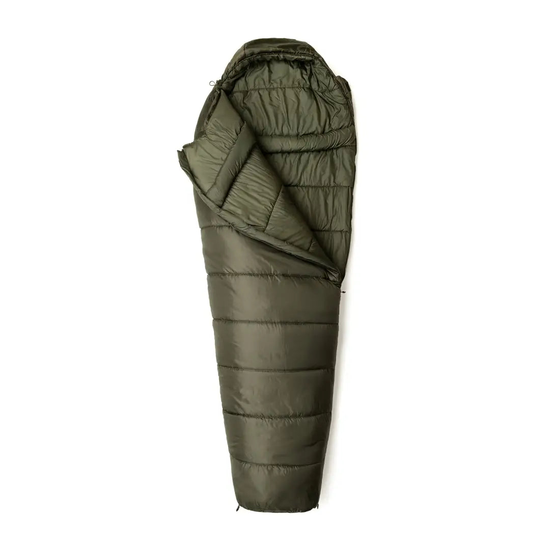 Olive green Snugpak Sleeper Expedition sleeping bag for extreme temperature sleeping