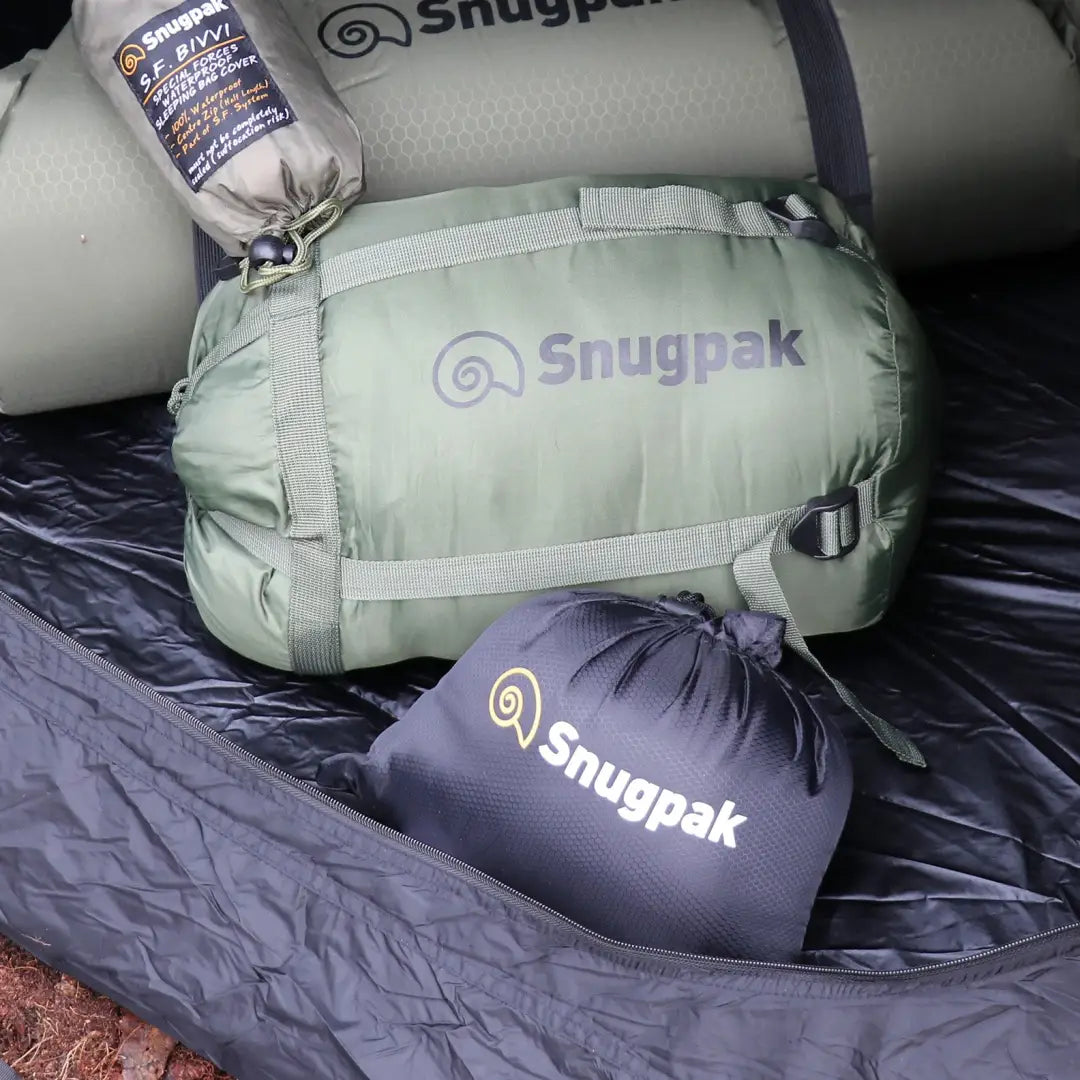 Pale green Snugpak Snuggy Headrest camping gear perfect for outdoors and hunting trips