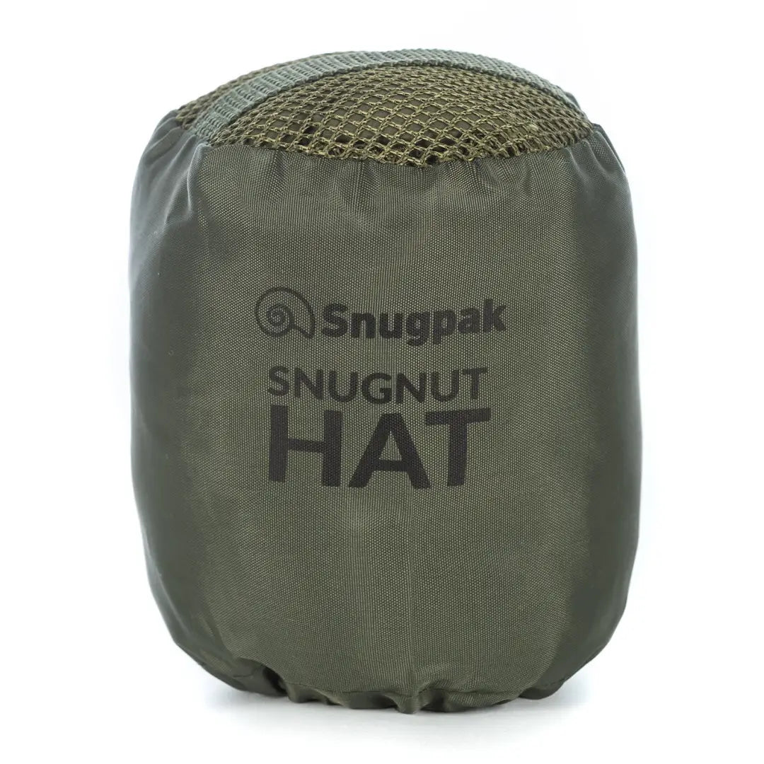 Olive green Snugpak Snugnut Hat with mesh top, perfect for outdoor walking and hunting