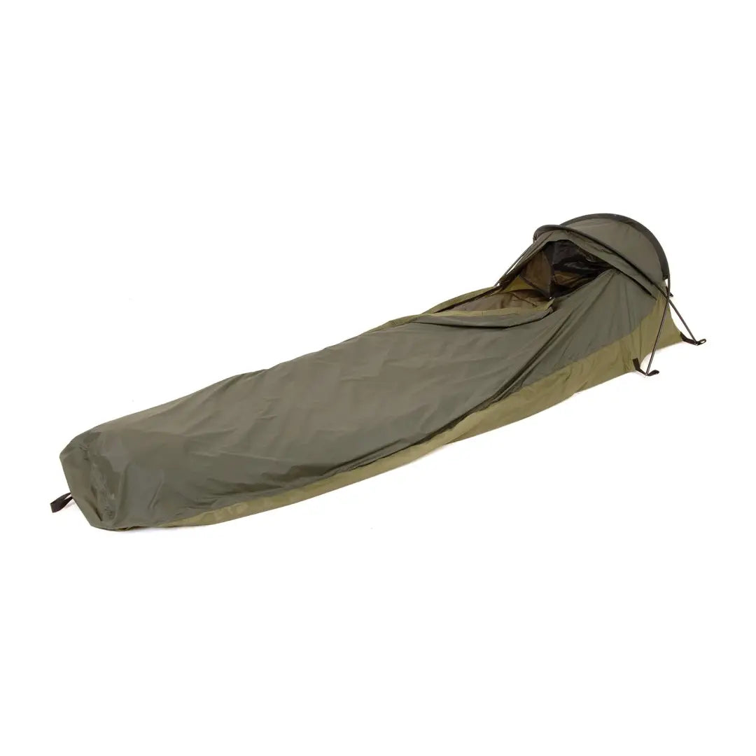 Olive green Snugpak Stratosphere 1 Person Waterproof Bivvi Shelter for camping outdoors