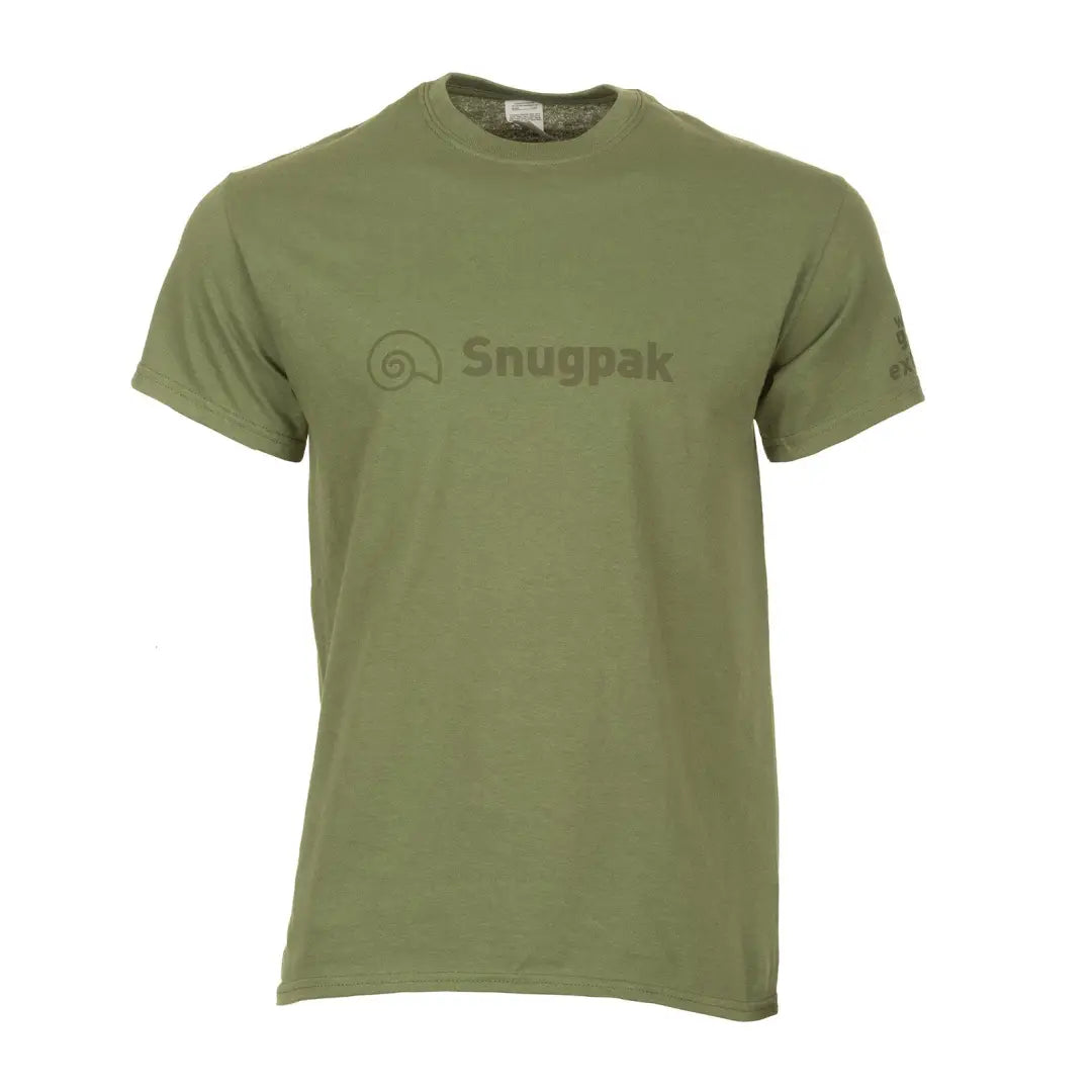 Olive green Snugpak T-Shirt perfect for country clothing and outdoor hunting adventures