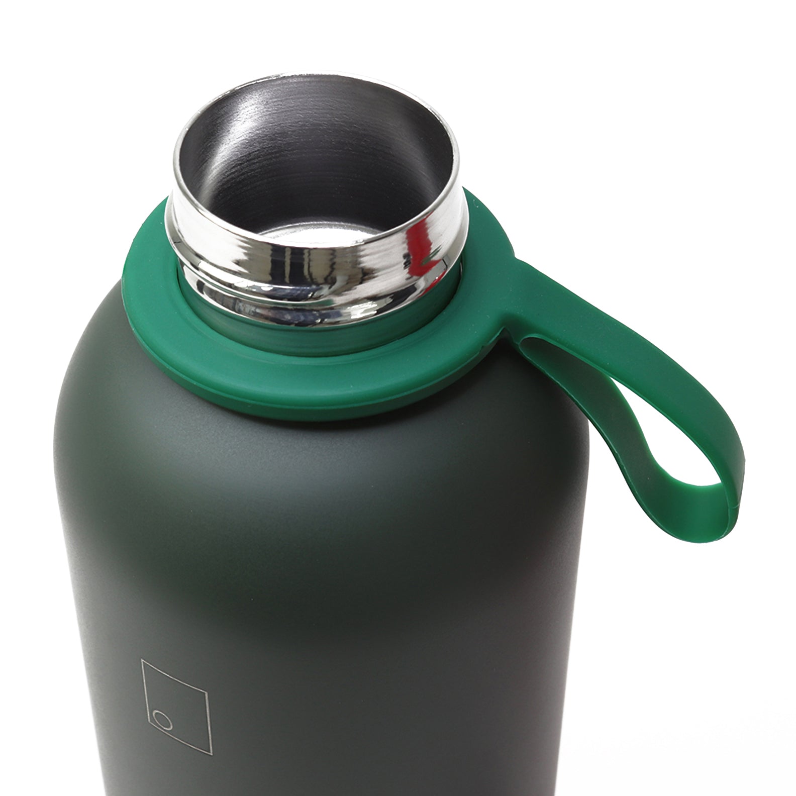 Green handle water bottle from Sophos 550ml Vacuum, perfect for staying hydrated